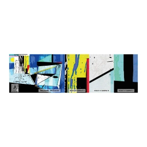 Fototapeta Próbka Premium Canvas - Patrzeć na świat pod kątem... - Abstrakcja, Sztuka, Nowoczesny Wzór - 100x30 cm