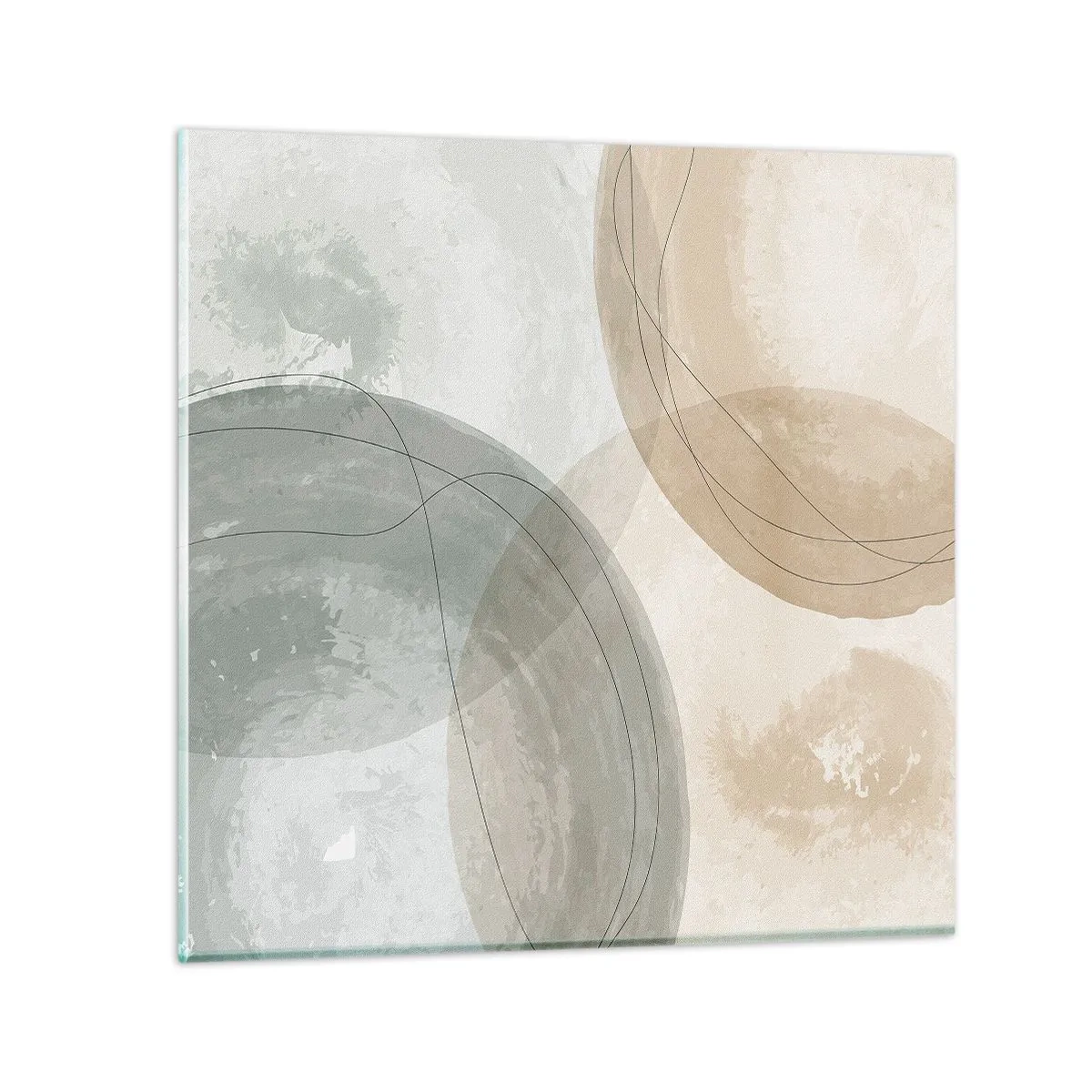 Obraz na szkle - Przenikanie światów - 70x70 cm