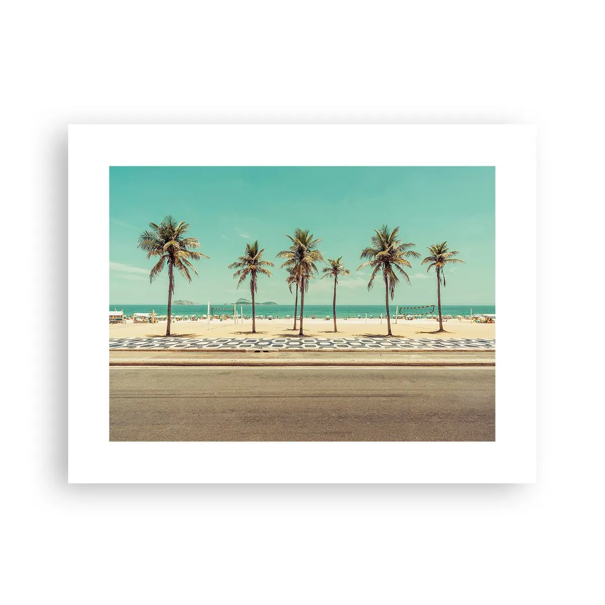 Plakat - Na straży plaży - 40x30 cm