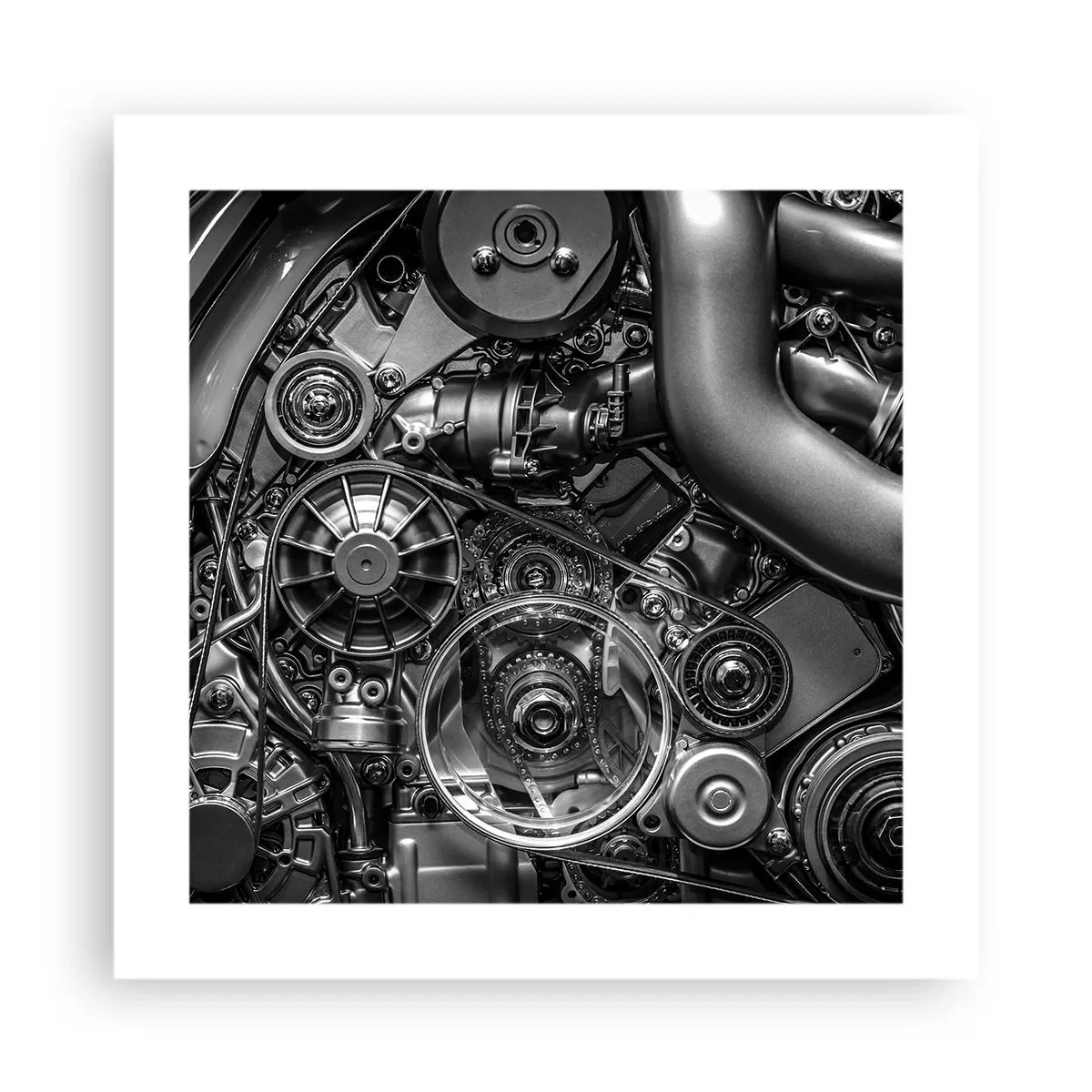 Plakat - Poezja mechaniki - 40x40 cm