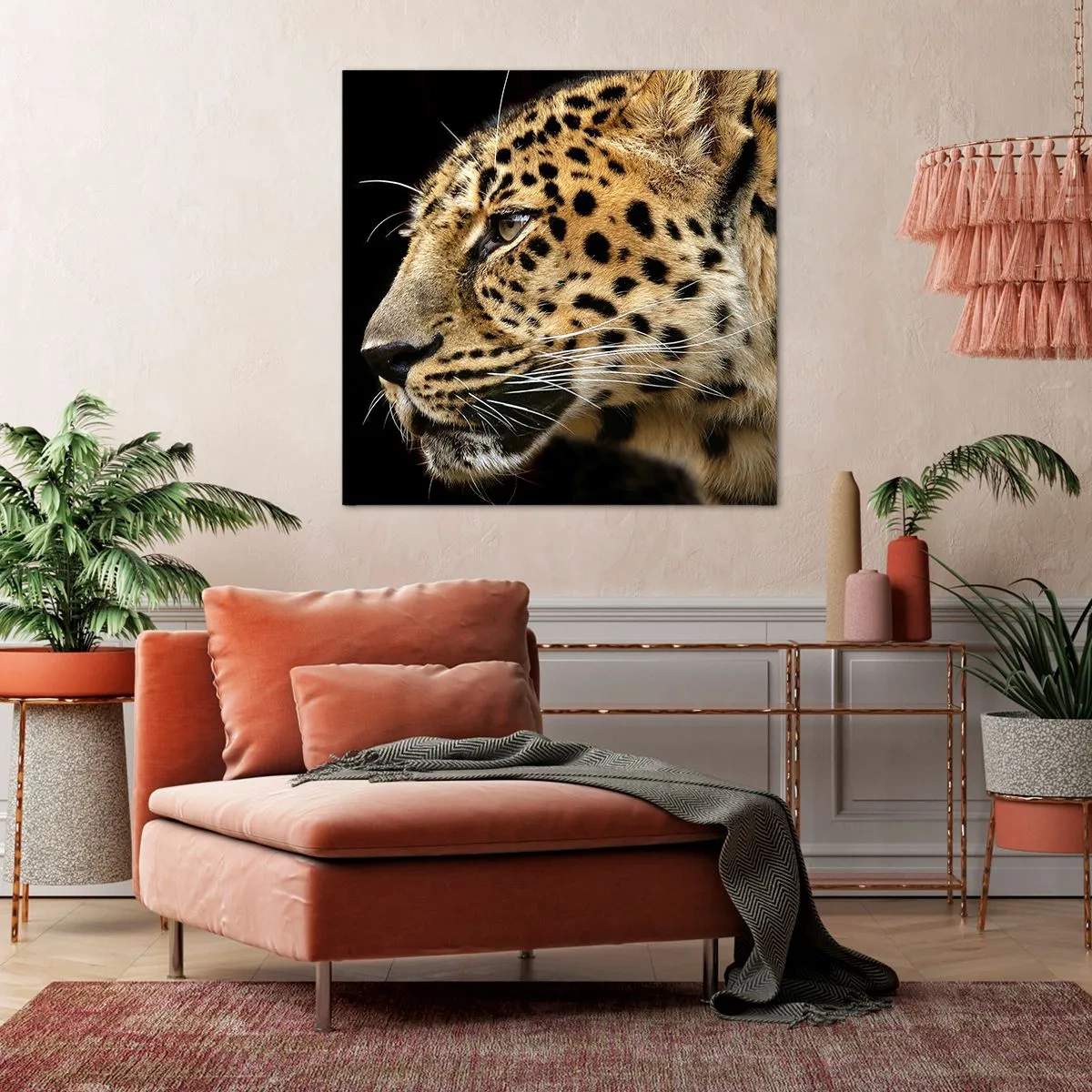 Obraz na płótnie - Spokojny, skupiony, gotowy - 40x40 cm