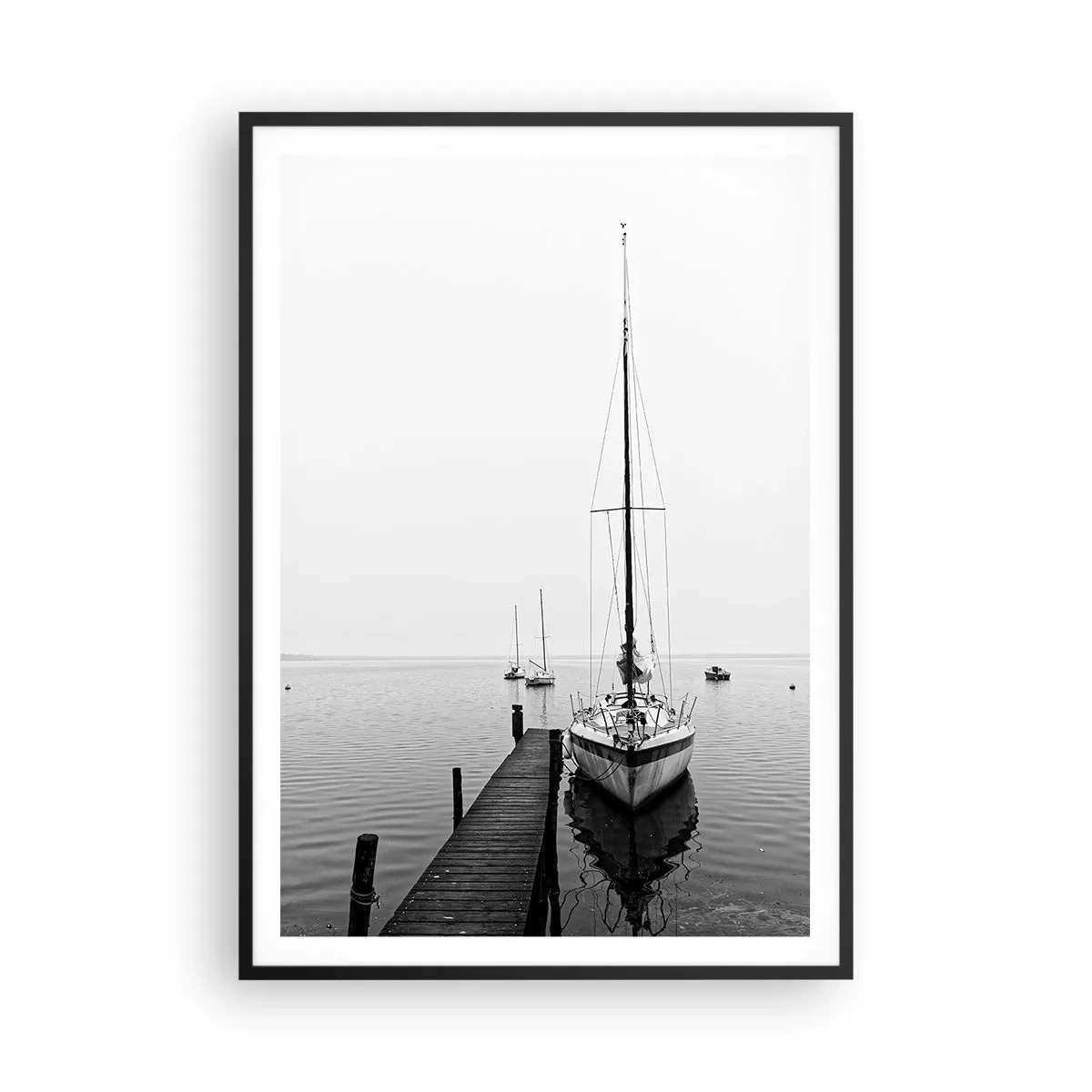 Plakat w czarnej ramie - Gotowy do drogi - 70x100 cm