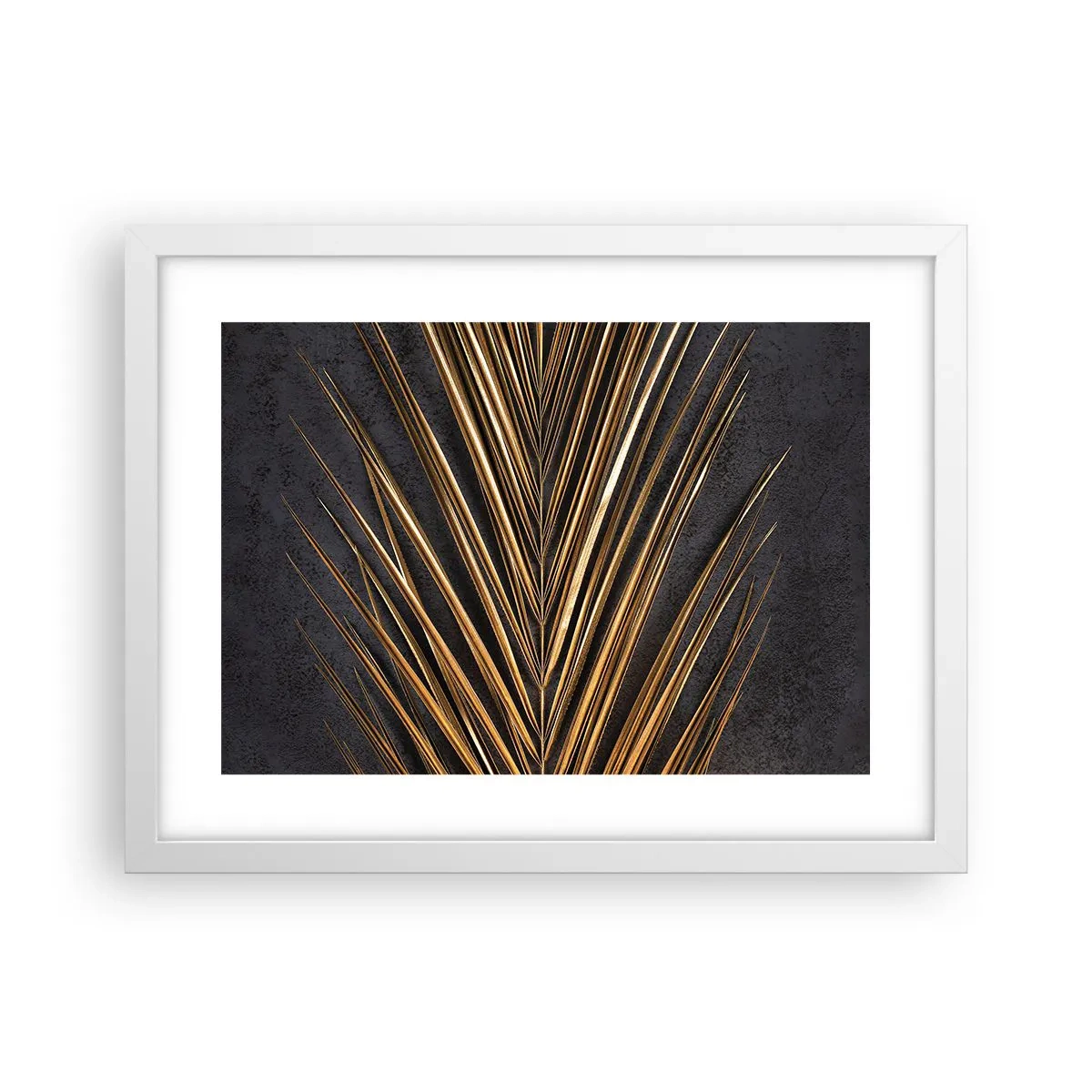 Plakat w białej ramie - Złoto tropików - 40x30 cm