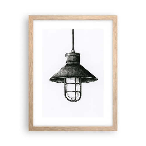 Plakat w ramie jasny dąb - Jak przed laty… - 30x40 cm