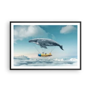 Plakat w czarnej ramie - Dlaczego nie? - 91x61 cm