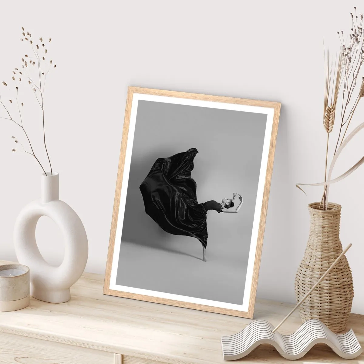 Plakat w ramie jasny dąb - Uskrzydlona muzyką - 30x40 cm