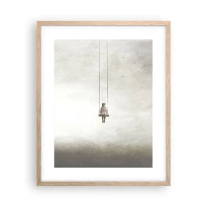 Plakat w ramie jasny dąb - Dziecko w nas - 40x50 cm