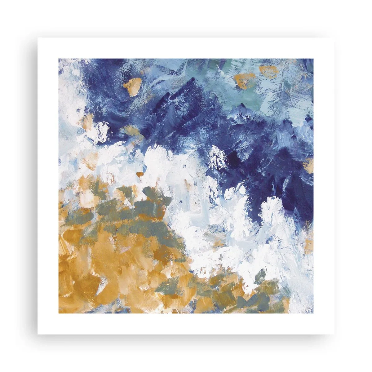 Plakat - Taniec żywiołów - 50x50 cm