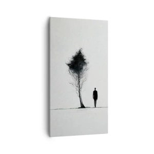 Obraz na płótnie - Wszyscy wędrujemy - 55x100 cm