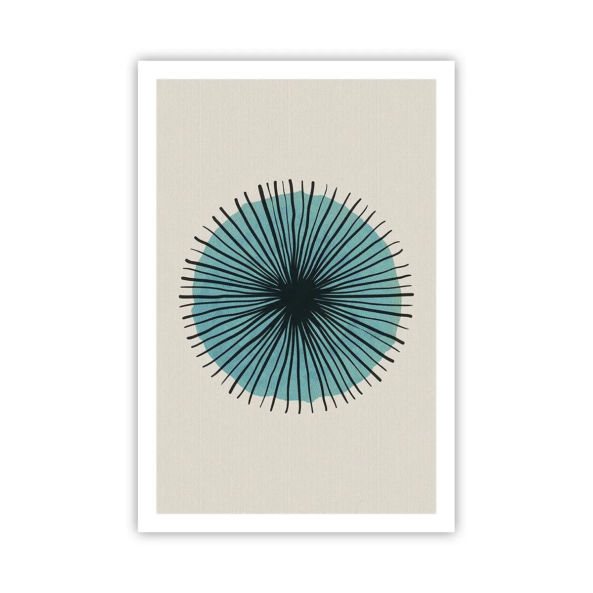 Plakat - Promieniście na błękicie - 61x91 cm