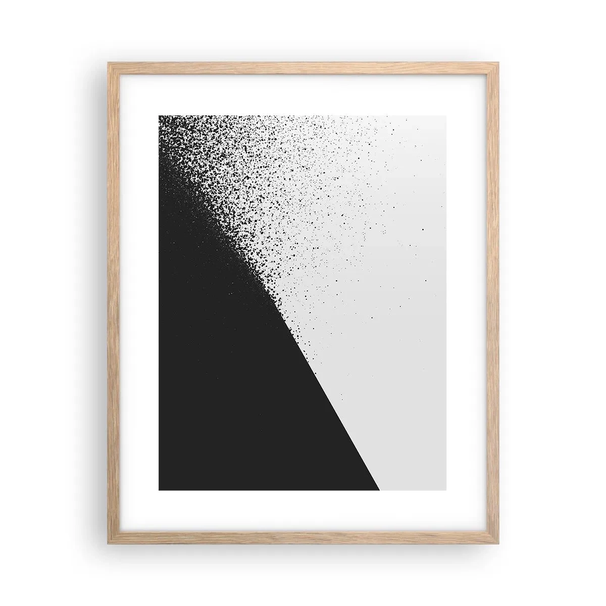 Plakat w ramie jasny dąb - Coraz szybciej, coraz więcej - 40x50 cm