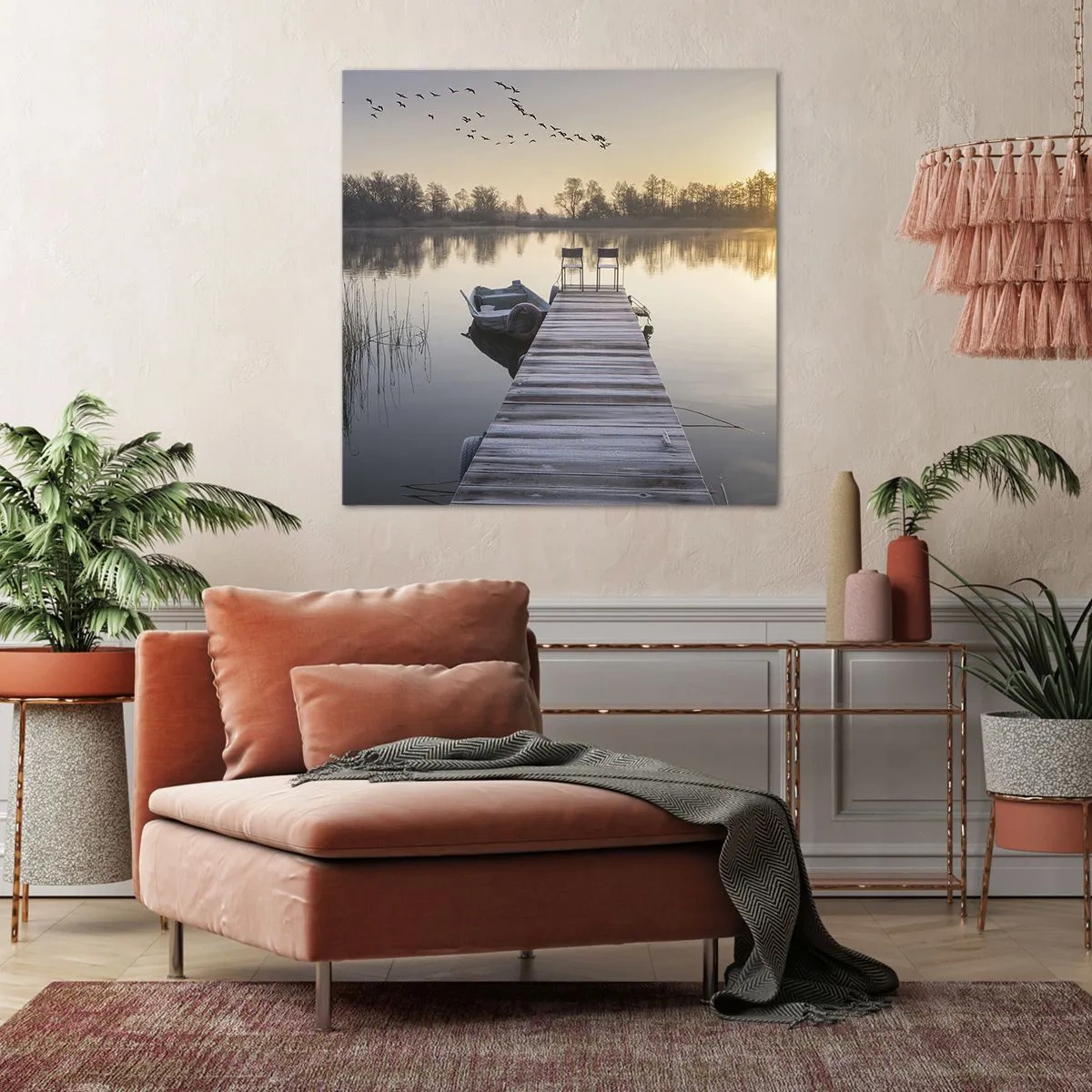 Obraz na płótnie - Wrócę za jakiś czas - 60x60 cm