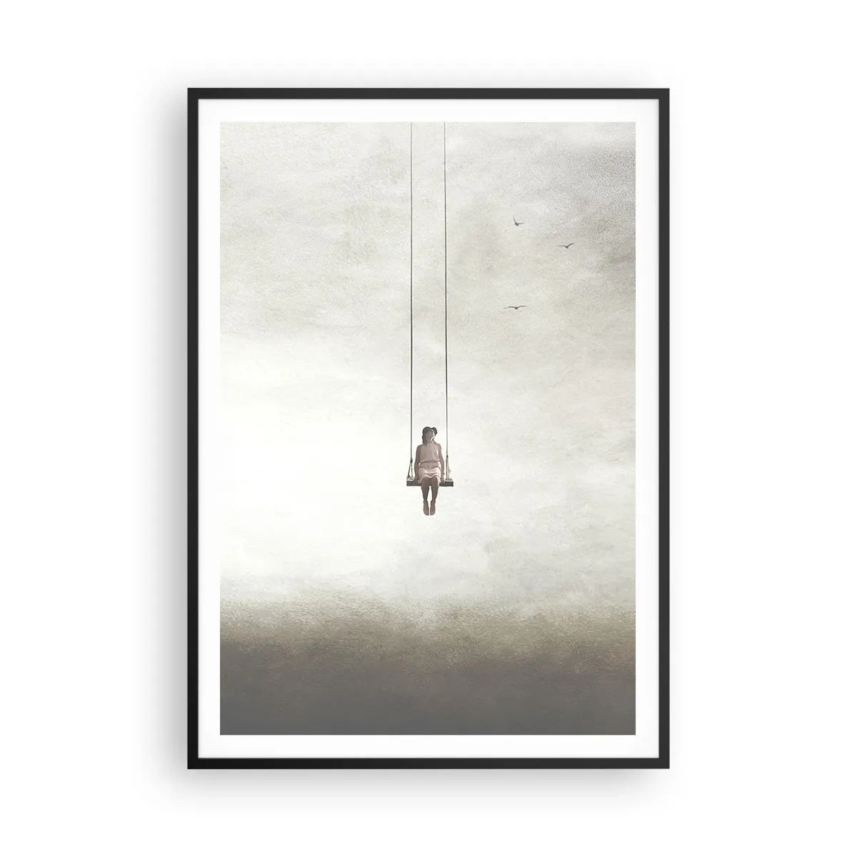 Plakat w czarnej ramie - Dziecko w nas - 70x100 cm