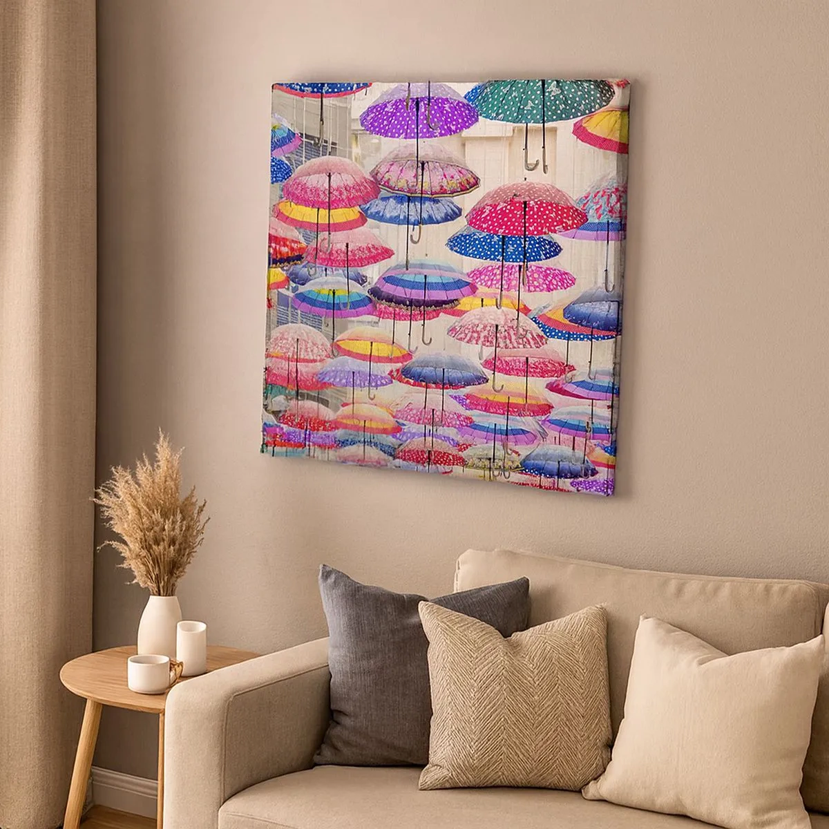 Obraz na płótnie - Miejska łąka - 30x30 cm