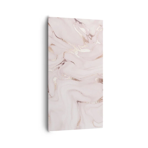 Obraz na płótnie - W różowym szale - 65x120 cm