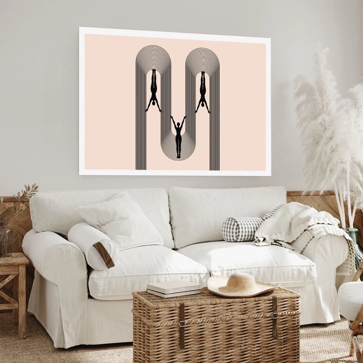 Plakat - Do góry nogami - 70x50 cm