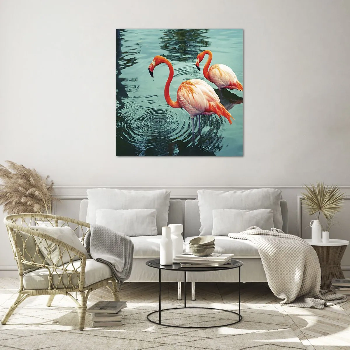 Obraz na szkle - Jesteśmy teraz w modzie - 50x50 cm