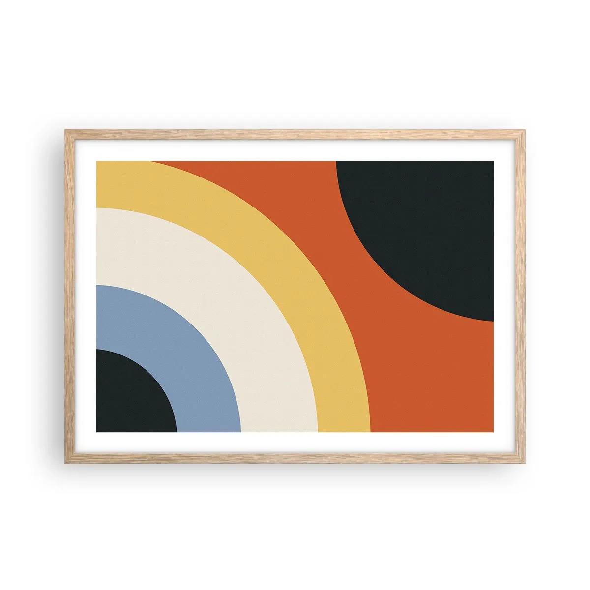Plakat w ramie jasny dąb - Ku sobie - 70x50 cm