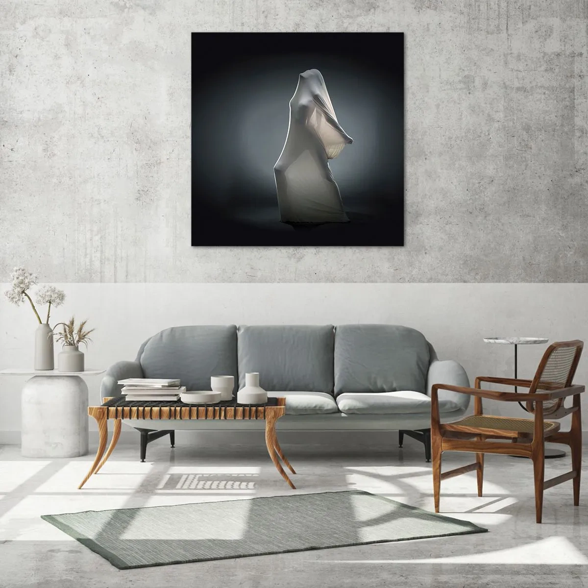 Obraz na szkle - Ukryte pragnienia - 60x60 cm