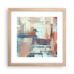 Plakat w ramie jasny dąb - Dotrzeć do światła - 30x30 cm