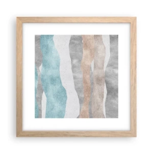 Plakat w ramie jasny dąb - Studium bliskości - 30x30 cm
