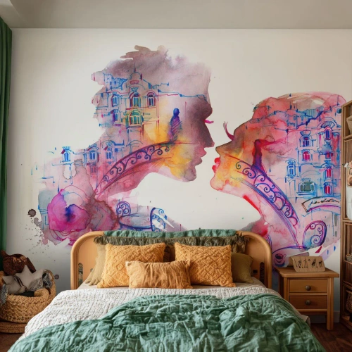 Fototapeta Premium Sand - Tajemny most westchnień - Abstrakcja, Zakochana Para, Architektura - 300x210 cm