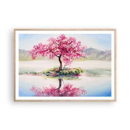 Plakat w ramie jasny dąb - Święto wiosny - 100x70 cm