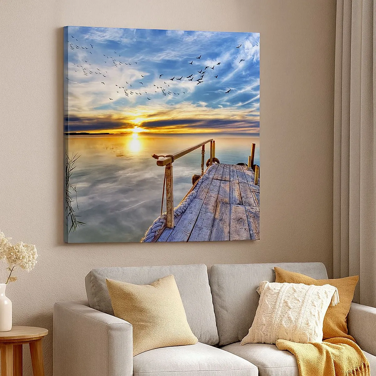 Obraz na płótnie - Wiatr idzie na spoczynek - 30x30 cm