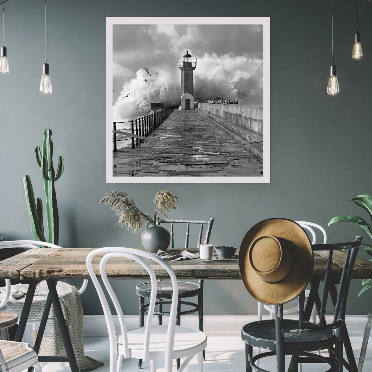 Plakat - Nieustraszona  - 60x60 cm