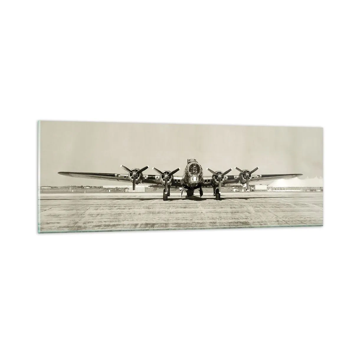 Obraz na szkle - Jak zawsze gotowy - 90x30 cm