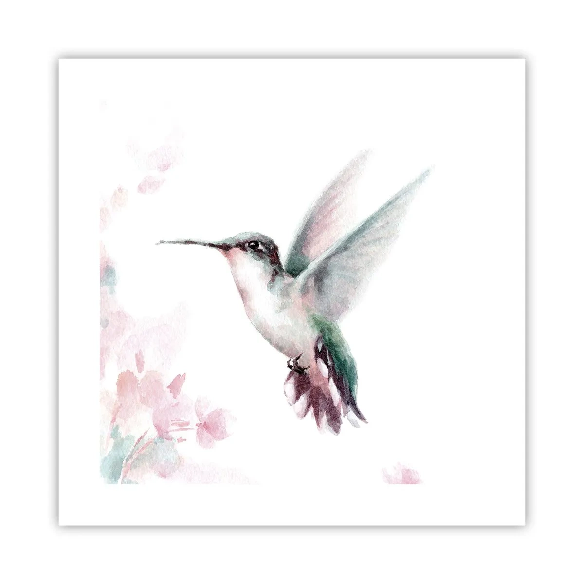 Plakat - Zatrzymany w trzepocie - 40x40 cm