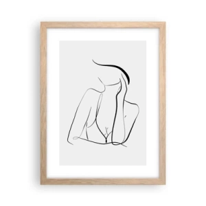 Plakat w ramie jasny dąb - Na fali marzeń - 30x40 cm