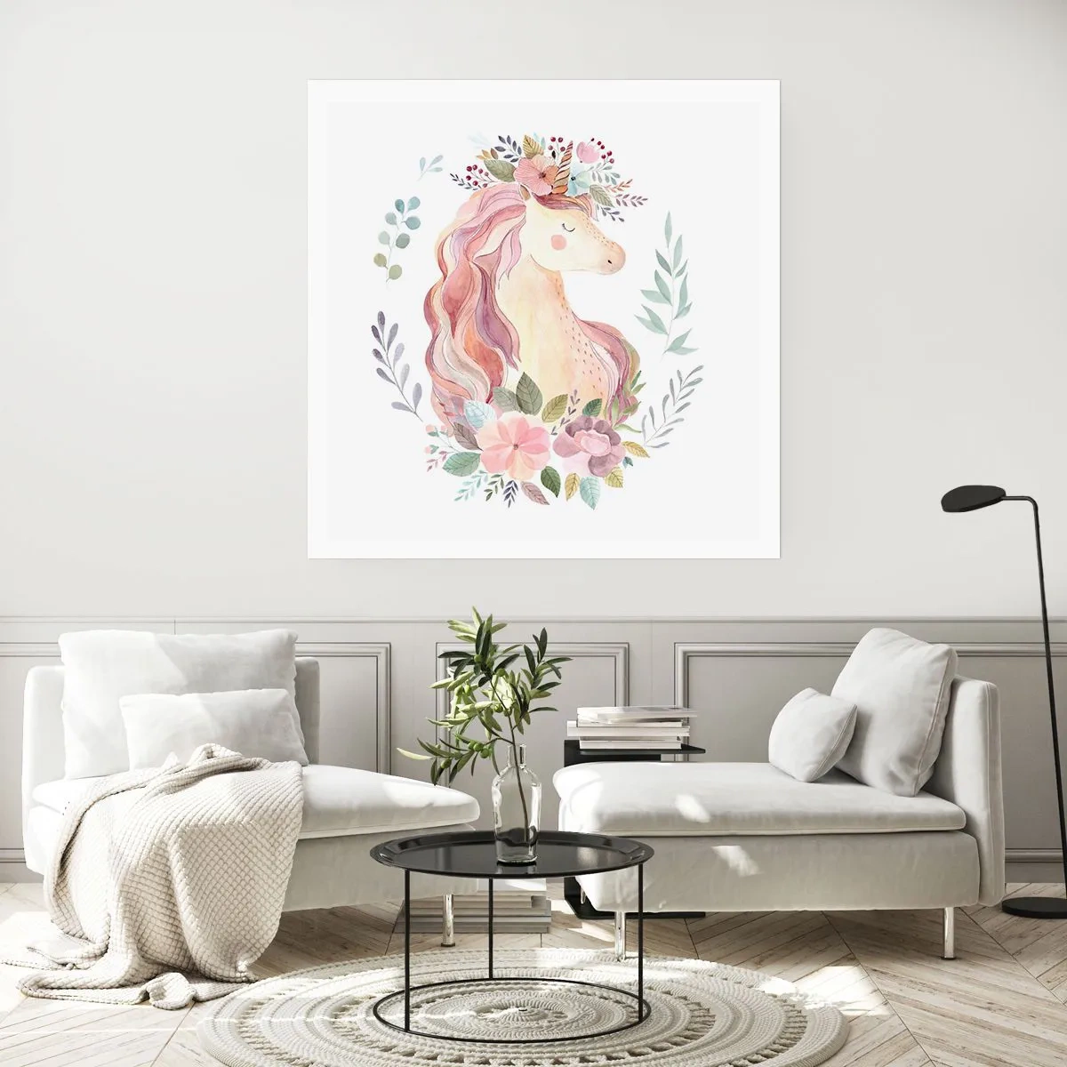 Plakat - Zaproszenie do świata baśni - 30x30 cm