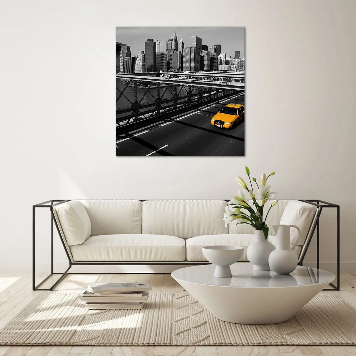 Obraz na szkle - Kolor wielkiego miasta - 30x30 cm