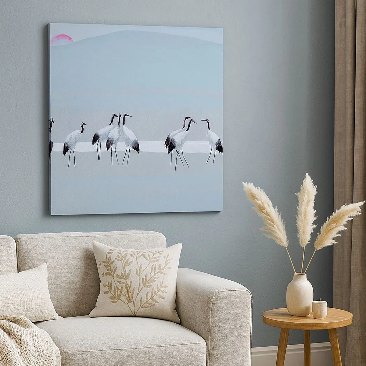 Obraz na płótnie - Po gorącym dniu - 30x30 cm