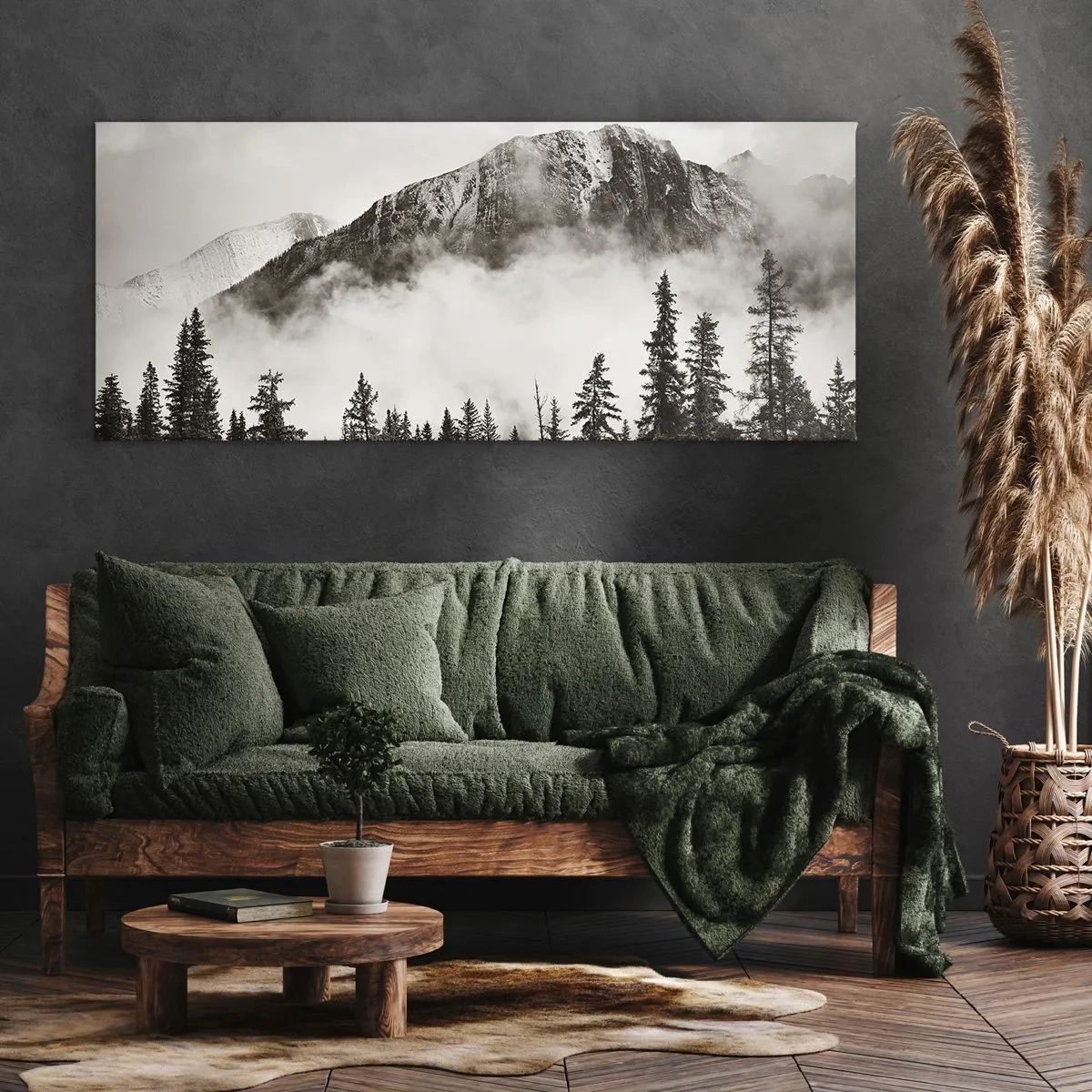 Obraz na płótnie - Granitowy władca - 100x40 cm