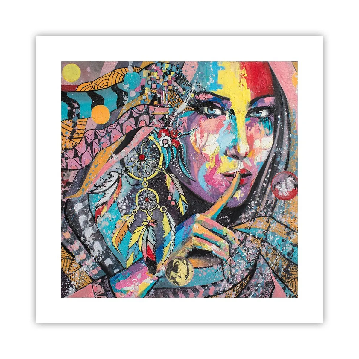 Plakat - Milcz, aż zrozumiesz - 40x40 cm
