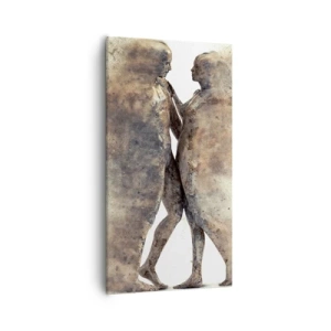Obraz na płótnie - Z prochu powstali, by kochać - 55x100 cm