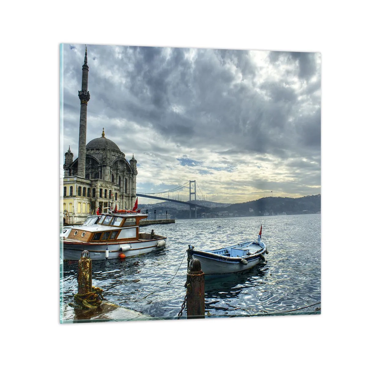 Obraz na szkle - Na granicy światów - 60x60 cm