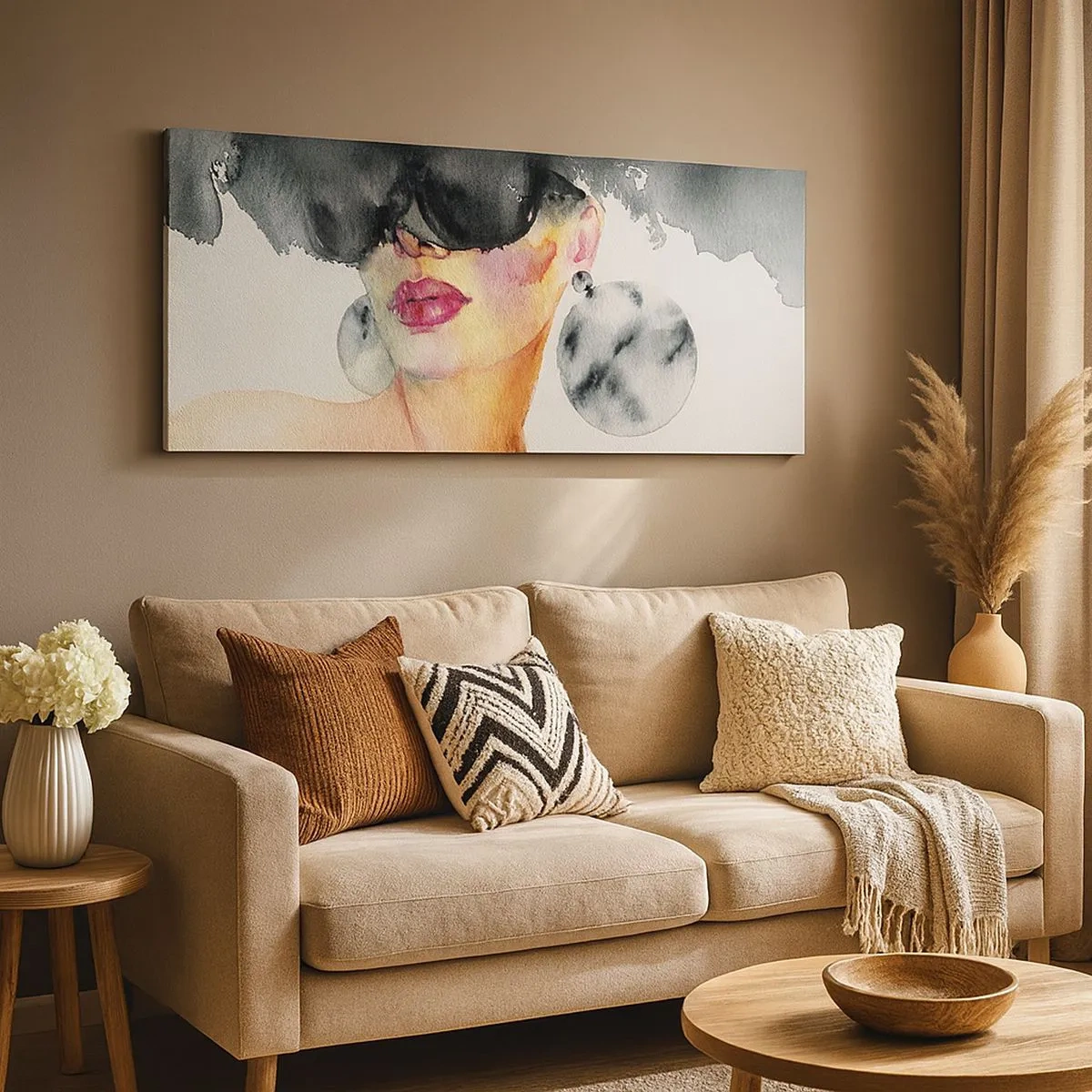 Obraz na płótnie - Tajemnica elegancji - 100x40 cm