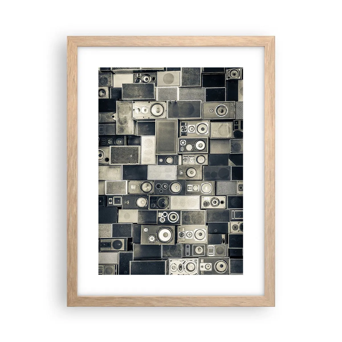 Plakat w ramie jasny dąb - I wszystko gra - 30x40 cm