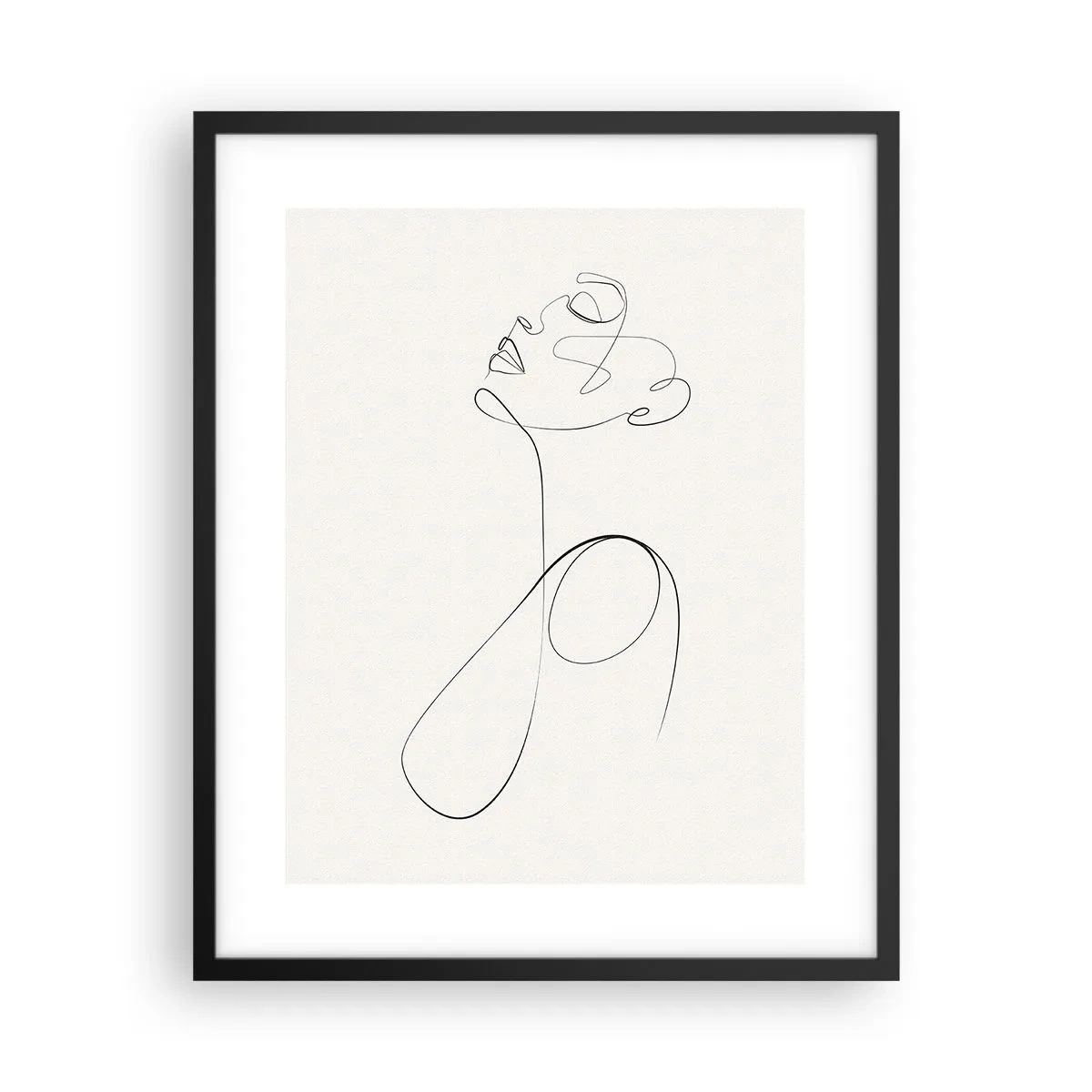 Plakat w czarnej ramie - Zapętlona w marzeniach - 40x50 cm