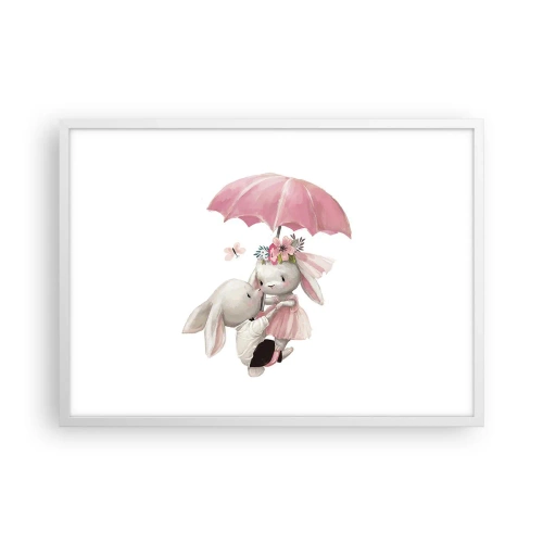 Plakat w białej ramie - To właśnie miłość - 70x50 cm