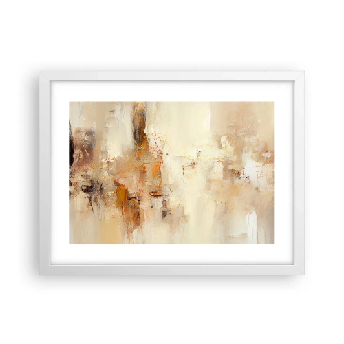 Plakat w białej ramie - Dusza bursztynu - 40x30 cm