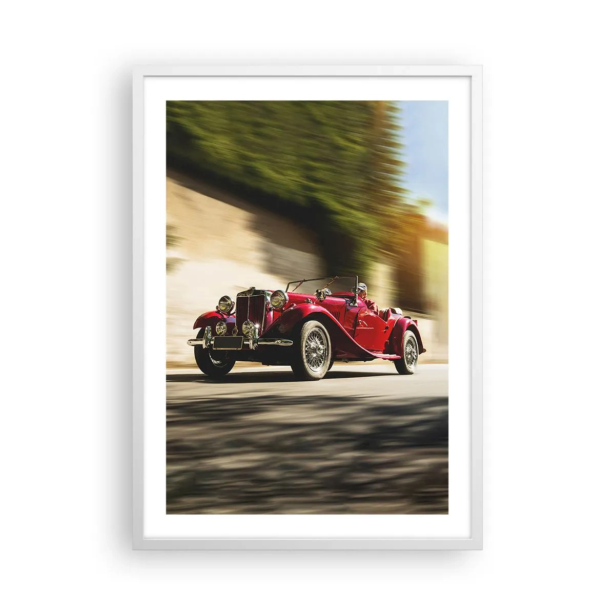 Plakat w białej ramie - Piękniejszy niż Nike z Samotraki - 50x70 cm