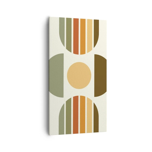 Obraz na płótnie - W kolorach ziemi - 55x100 cm