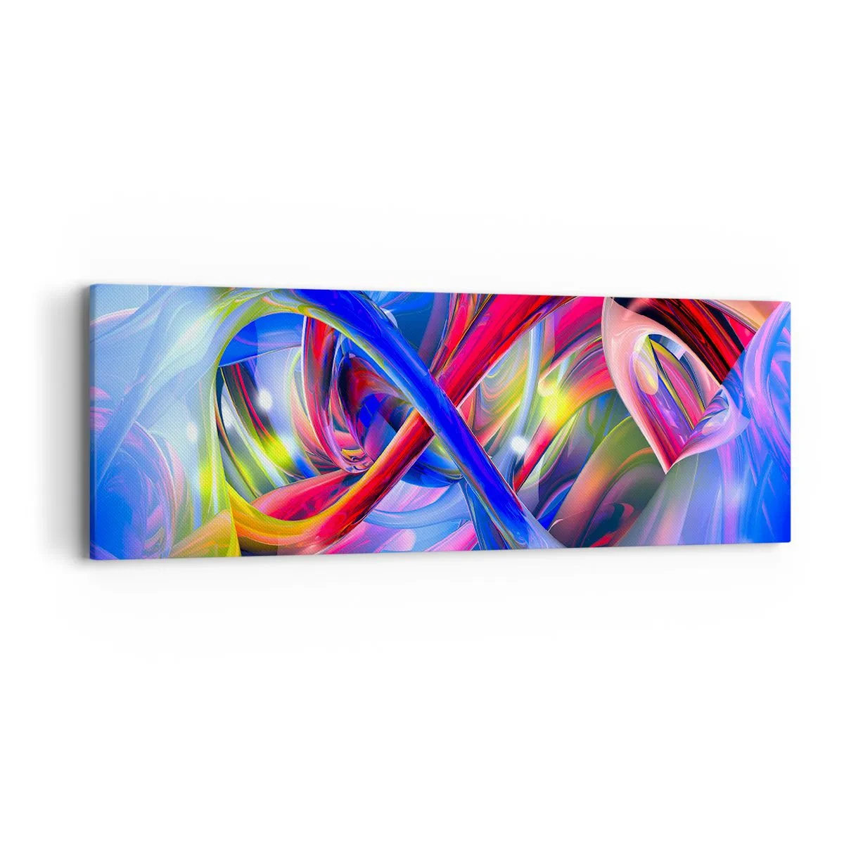 Obraz na płótnie - Taniec barw - 90x30 cm