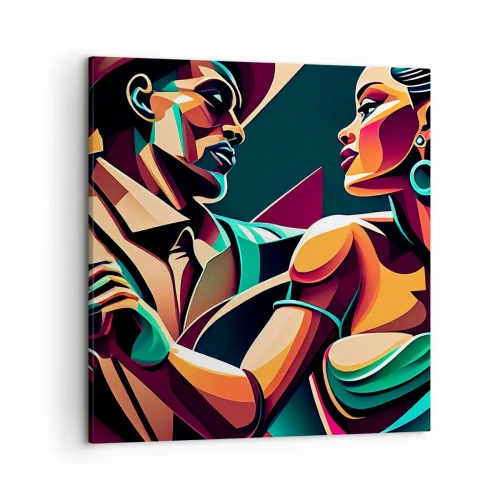 Obraz na płótnie - W rytmie serca - 50x50 cm