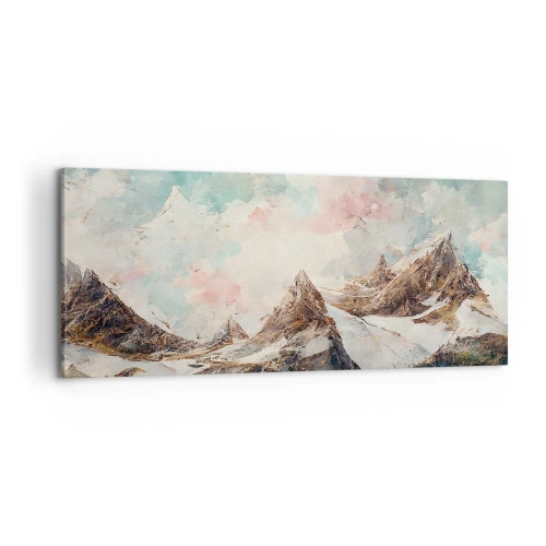Obraz na płótnie - Skalne ostrza - 100x40 cm