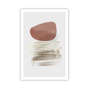 Plakat - Abstrakcyjna kolumnada - 61x91 cm